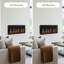 Luxe Electric Smart Fireplace with Heat-150044185