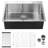 33X22x10" Stainless Steel Drop-In Kitchen Sink Single Bowl - T304 Steel, Strong And To Rust & Stains, Easy Rinse Clean, R10 Corners Material, Stain Seal, Clean With Soap, Radius Design
