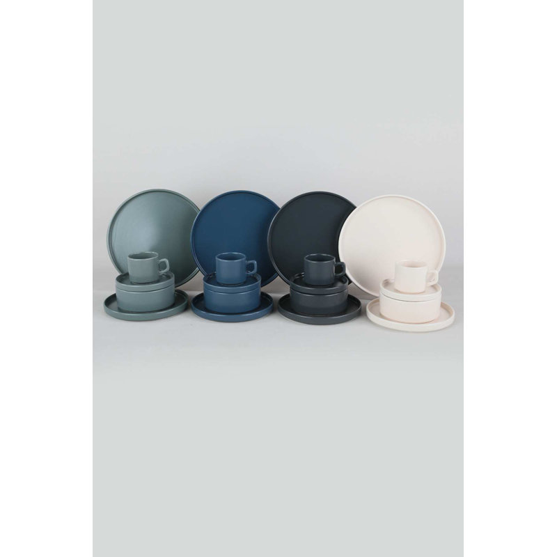 Nayelie Piece Ceramic Dinnerware Set - Service for 4