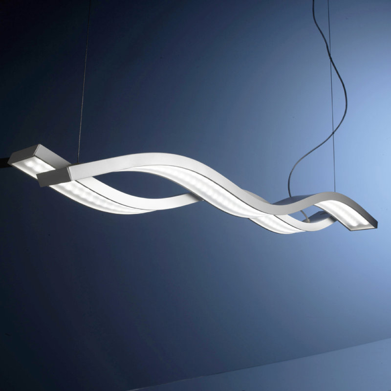 Wilkes 2 - Light Novelty Geometric LED Pendant, White