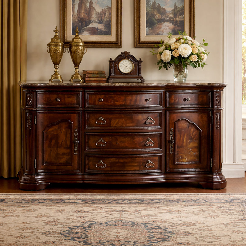 Commode combinée 8 tiroirs Alie
