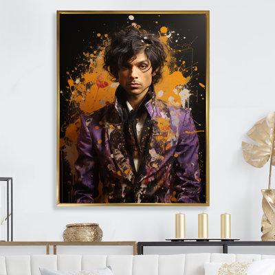 " Prince In Plum Pop Art "