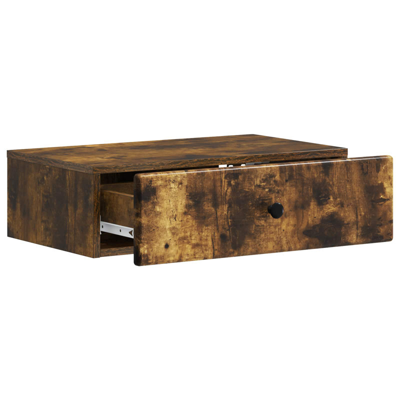 End Table, Smoked Oak