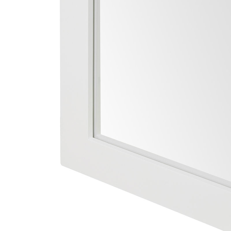 Miroir ARIEL, L 24 po x P 0,8 po x H 36 po, Blanc