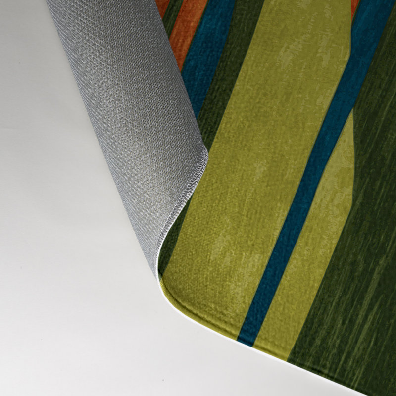 Ridge Flow Indoor And Outdoor Area Rug, Rectangle 1'6" x 2'6"
