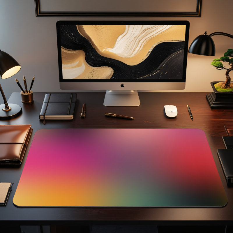 Polyester Desk Pad, 23.6x13.8