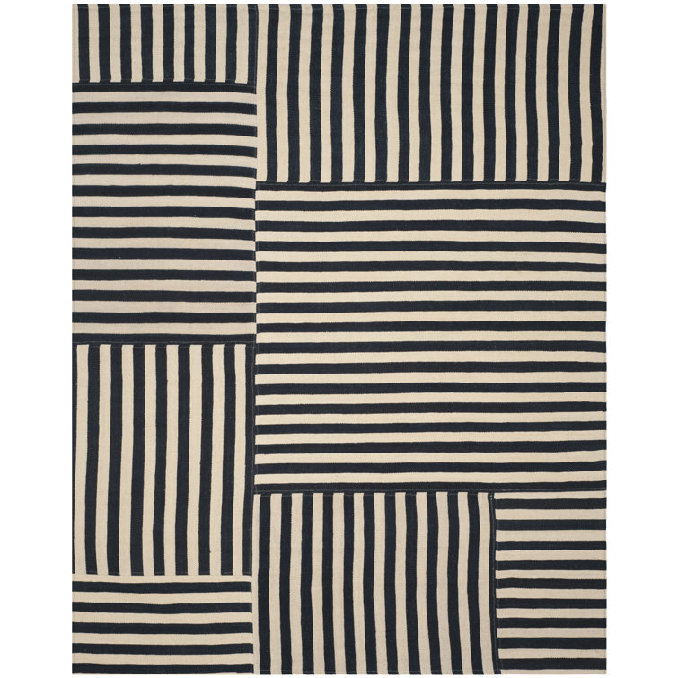 Ralph Lauren Canyon Stripe Patch Wool Striped Rug