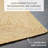 George Natural Brown Braided Jute Rug / Farmhouse Style Braided Area Rugs for Living Room-1821345751