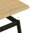 Modern Minimalist Wood Grain Tabletop Dining Table, Stylish Dining Table, Kitchen Dining Table, Sturdy And Durable, Easy To Assemble, Metal Leg Design, Suitable For 4-6 People, Suitable For Home-109931808