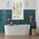 5.2" x 5.2" Straight Edge Ceramic Brick Look Tile