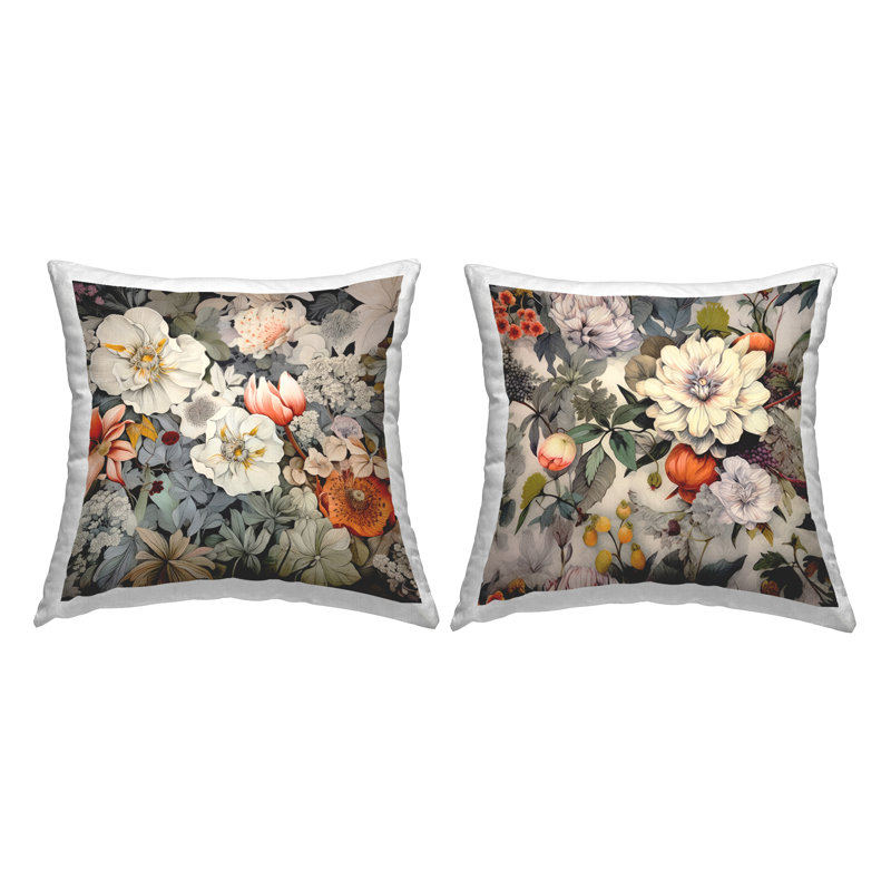 Floral Throw Pillow