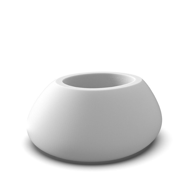 Stone Planter, 11.75" H x 26.5" W x 24.5" D, Ice
