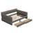 Upholstered Platform Bed With USB And 2 Drawers-1755964511