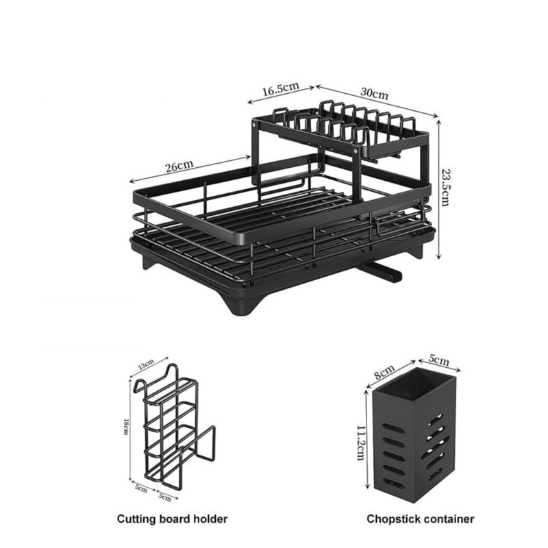 Two Tier Dish Rack