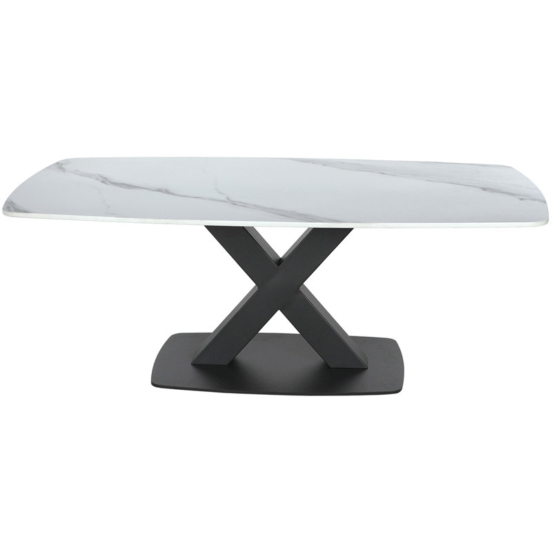 Deptula Pedestal Coffee Table, White