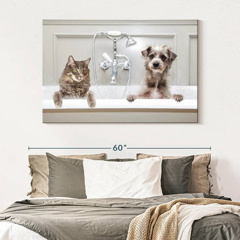 Bain de luxe pour animaux, H 34 po x l 51 po