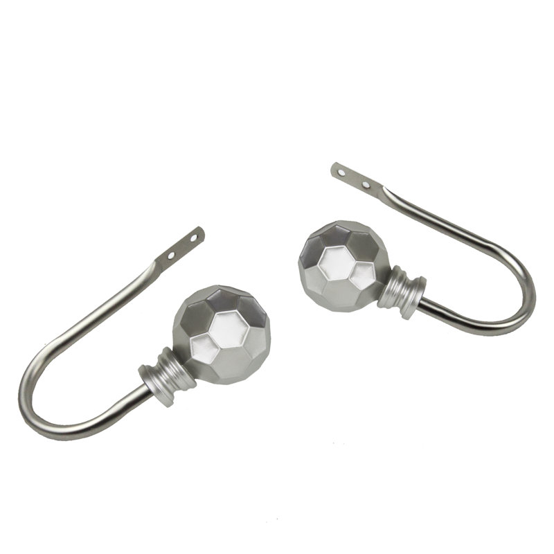 Accessoire de quincaillerie de rideau Campanella, Nickel satiné