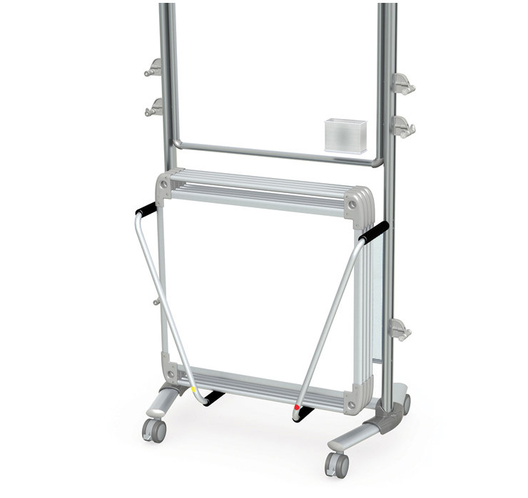 Nexus Freestanding Porcelain Magnetic Medium - 4' - 6' Whiteboard