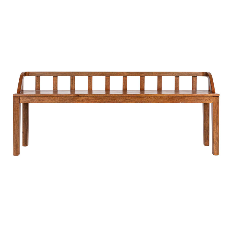 Banc en bois de manguier Williamsburg, Noyer