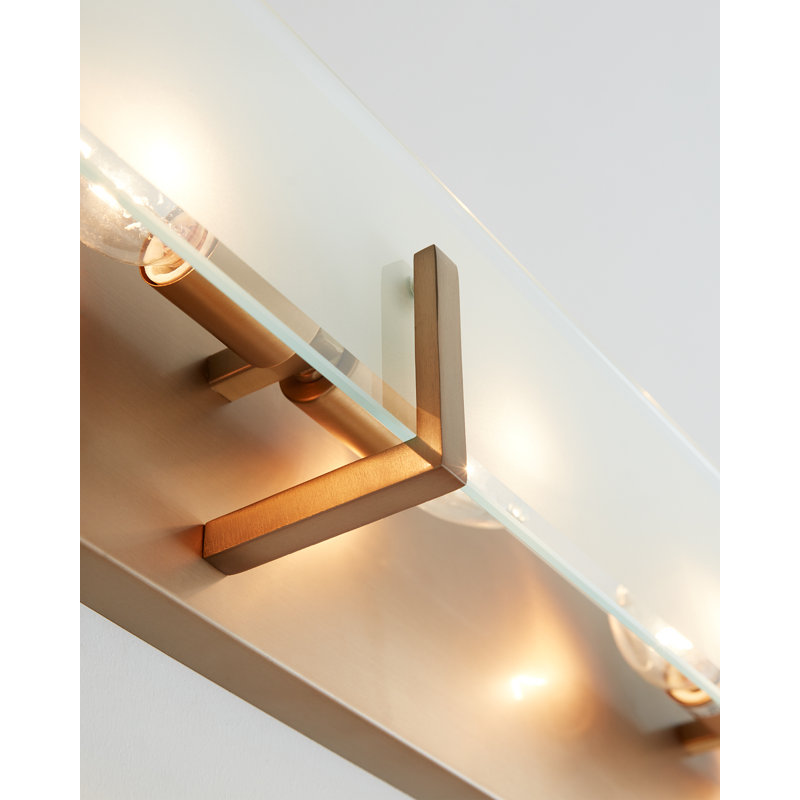 Syll Bath Bar, Satin Brass, No Bulb Included, 6-Light