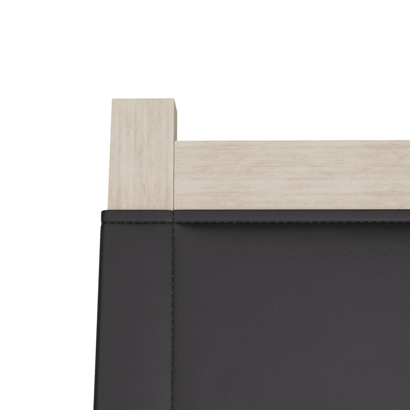Burdock Dining Chair, Smoke/Bronze, Black