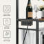 Bakers Rack with Charging Station, Kitchen Microwave Stand