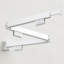 Space-Saving Wall Mounted Collapsible Clothes Drying Rack with Hooks