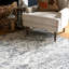 Tapis argenté tressé à la main Cottom-1218202509