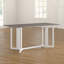 Metal Base Dining Table
