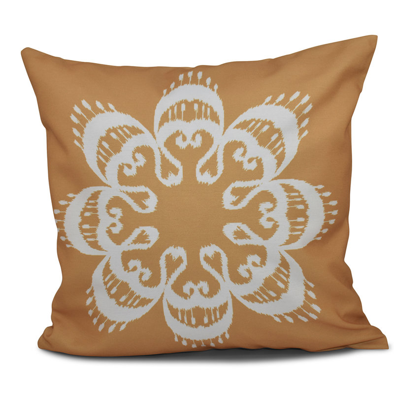 Housse de coussin carré et insert, H 18 po x l 18 po, Or