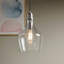 Luminaire suspendu en forme de cloche en verre-762209334