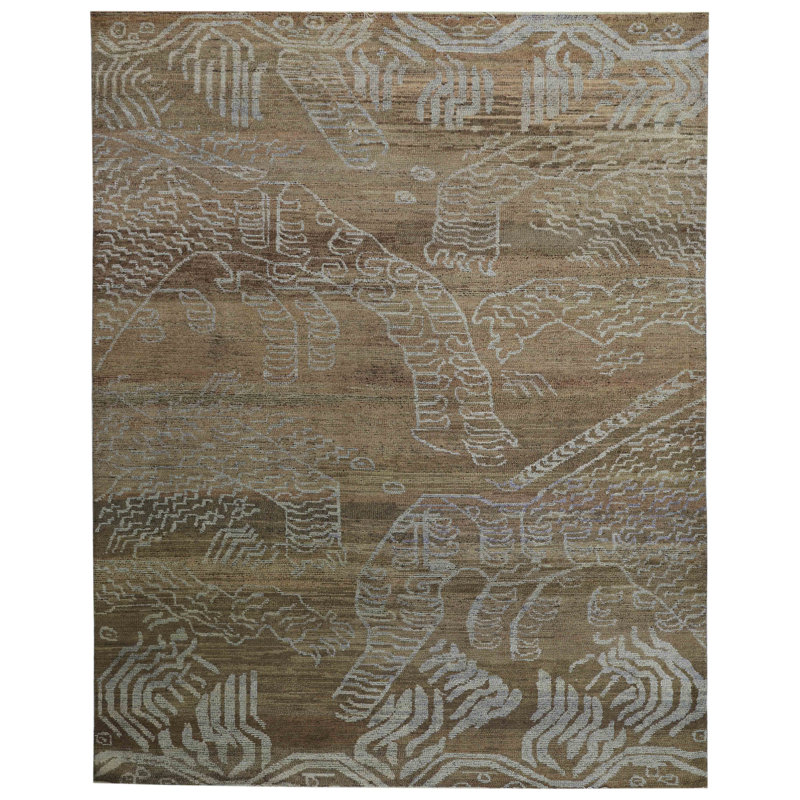 Silk Treasures One-of-a-Kind Rectangle 8'3" X 10'6" Area Rug