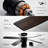52 Inch Smart Ceiling Fan with Lights, Alexa Compatible, App & Remote Control, Dimmable LED, 3 Color Temps, 6 Speeds, Quiet DC Motor for Indoor Outdoor, Black-129492914