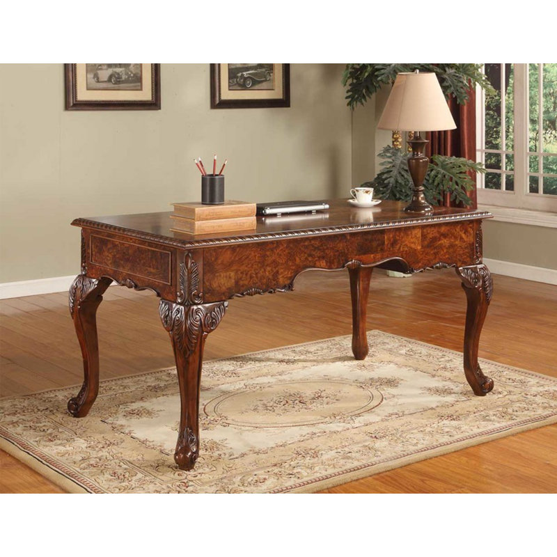 Viaan Solid Wood Executive Desk 