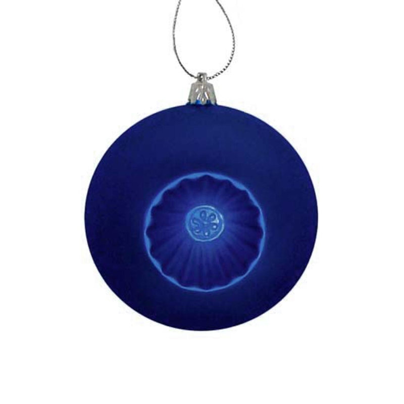 Boule de Noël mat incassable, Bleu