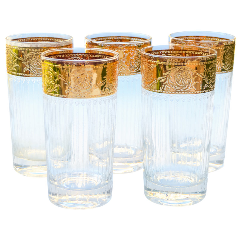 5 pièces 24 oz. Verrerie en verre Highball
