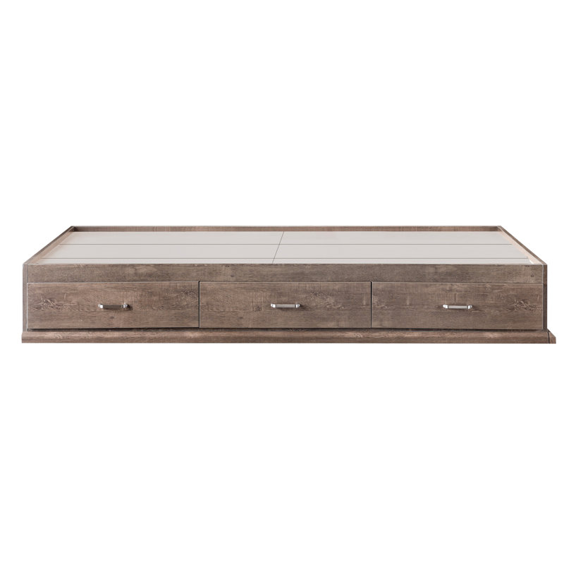 Kidwell Kids with Drawers, Walnut Oak, Full