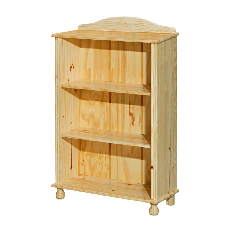 Hallowell 116 cm H x 77 cm W Solid Wood Standard Bookcase