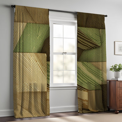 Rylynne Semi Sheer Curtain Pair