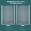 Porte de douche coulissante simple en verre trempé doré de 122 cm x 193 cm avec cadre en acier inoxydable 304