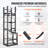 Prakriti 15.55'' W Steel Height -Adjustable Storage Rack