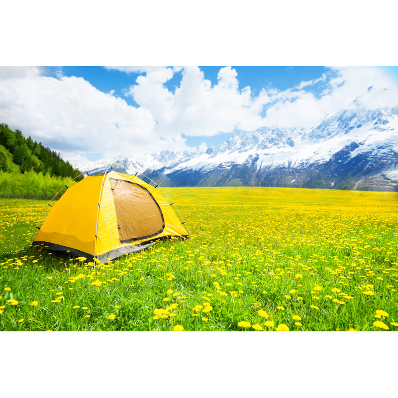 Nice Place for Tent Camping - Photographie sur toile tendue, H 8 po x l 12 po