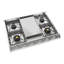 ILVE Professional Plus II 36 inch Built-In Gas Cooktop with Griddle, in Stainless Steel-1089013223