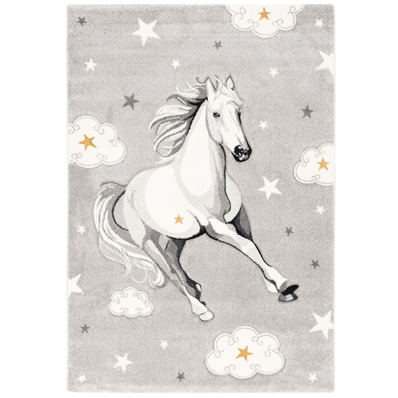 Maust Machine Woven Grey Rug, Rectangle 160 x 230cm