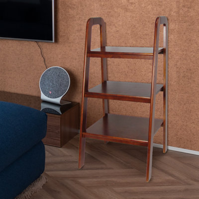 Bibliothèque échelle en bois massif H 44 "x l 22"