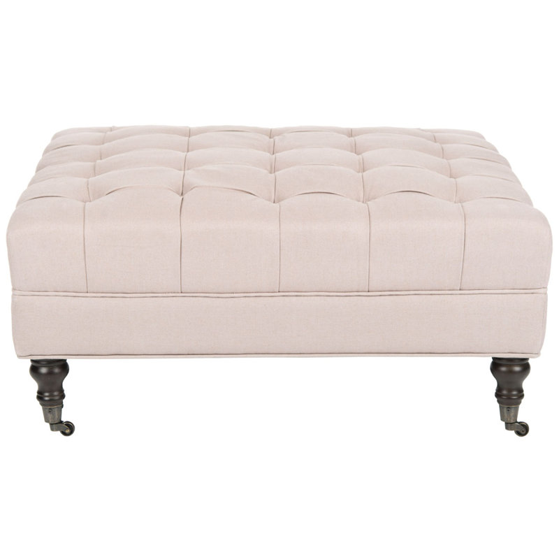 Repose-pieds Ghazali, 100% polyester beige