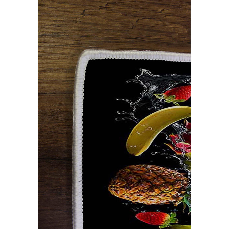 Premium Woven Carpet, 5.2 x 7.5 Feet, 100% Polyester, 0.3 in Pile Height | Antibacterial, Non-Slip Underside, Machine Washable | 3D Digital Printed Design, Ideal for Living Room & Bedroom Decor