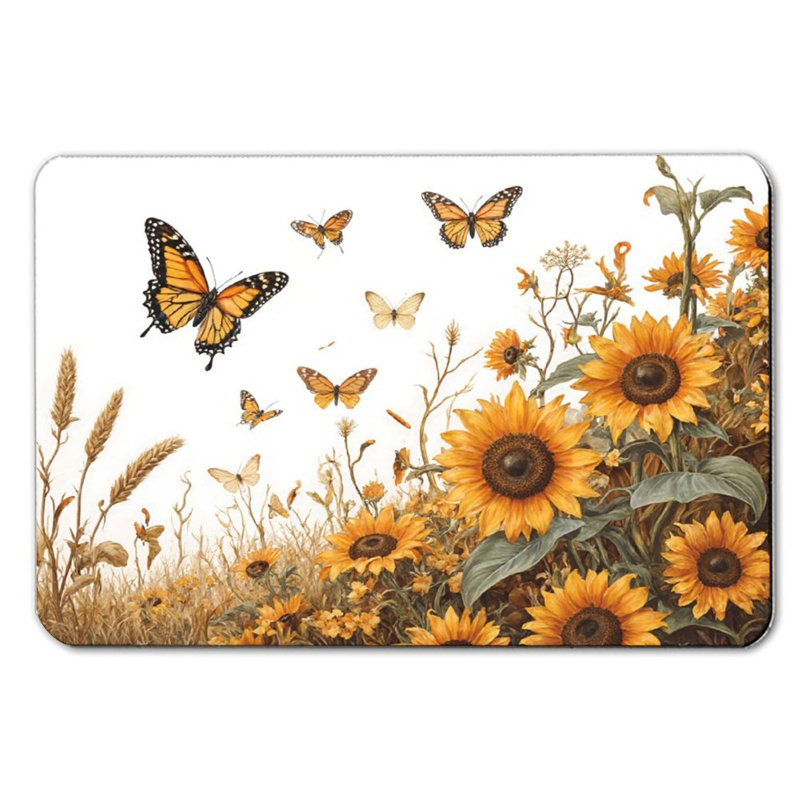Tapis de bain Sunflower Butterfly