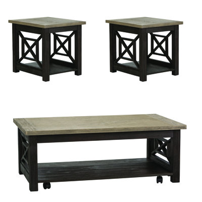 Ensemble de tables basses 3 pièces Alim