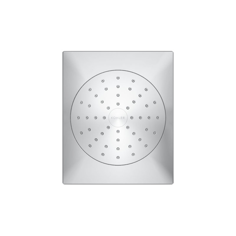 Kohler Loure 1.75 GPM Single-Function Showerhead with Katalyst Air-Induction Technology, Polished Chrome